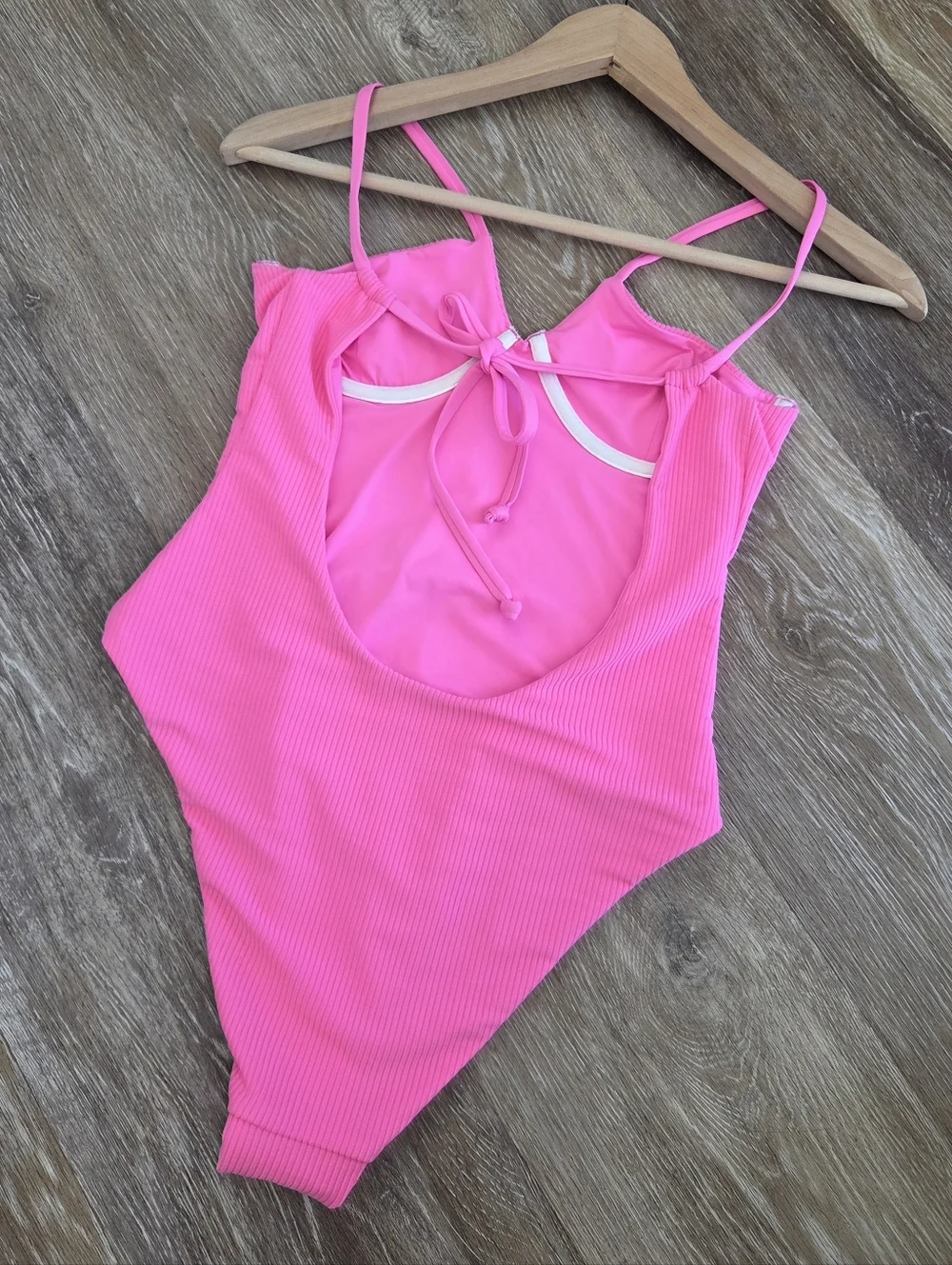 Frankies Bikinis Marie Ribbed Underwire One Piece Swimsuit NWT Vacay Resort HTF
